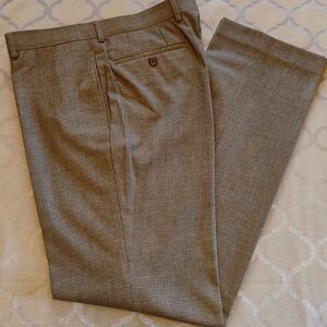 Ralph Lauren Slim Fit Men's Gray Checkered/Patterned Dress Pants 32 * 32